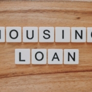 Housing Loan is written using scrabble game tiles